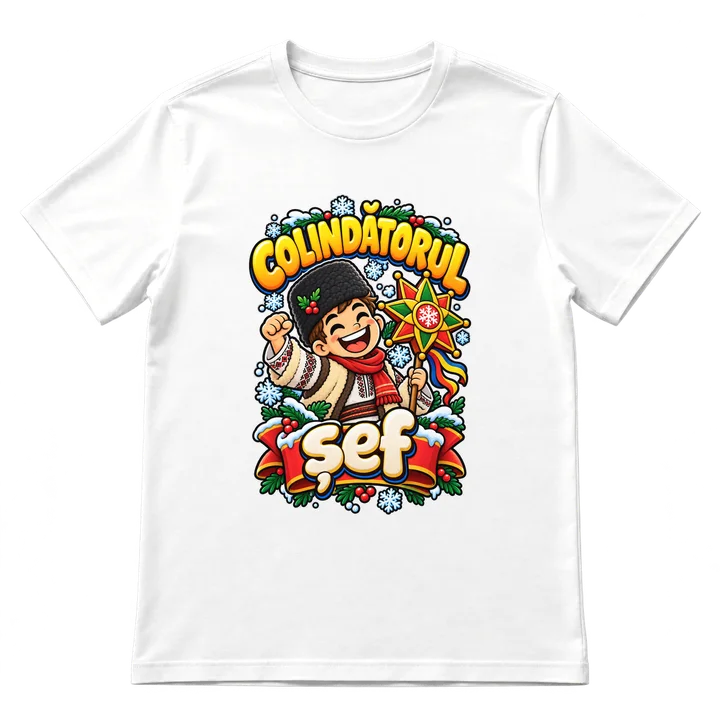 Tricou „Colindătorul șef”