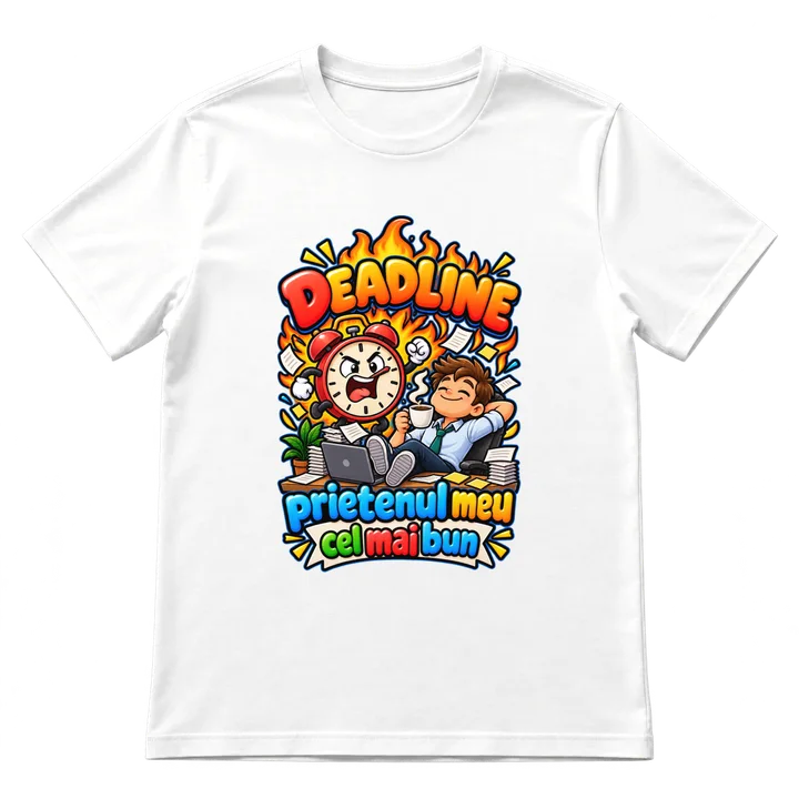 Tricou „Deadline, prietenul meu”
