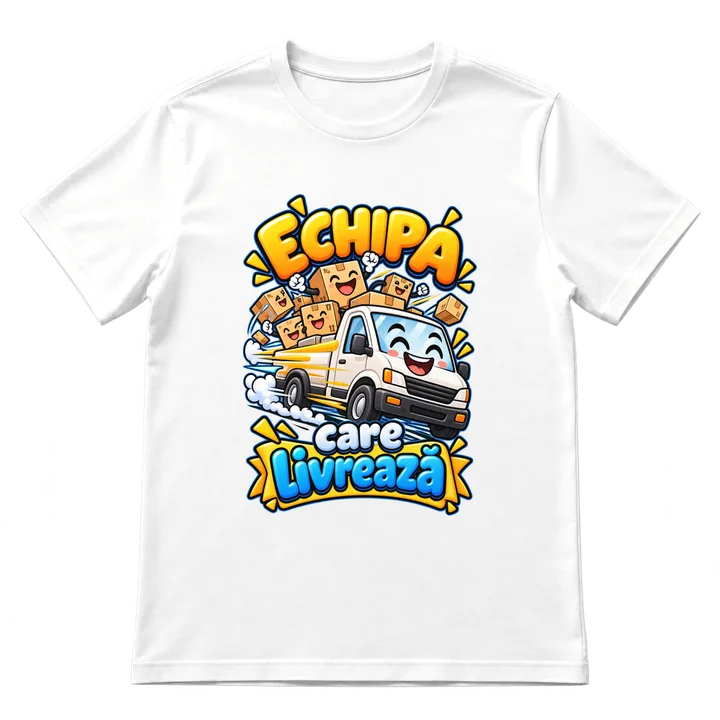 Tricou „Echipa care livrează”
