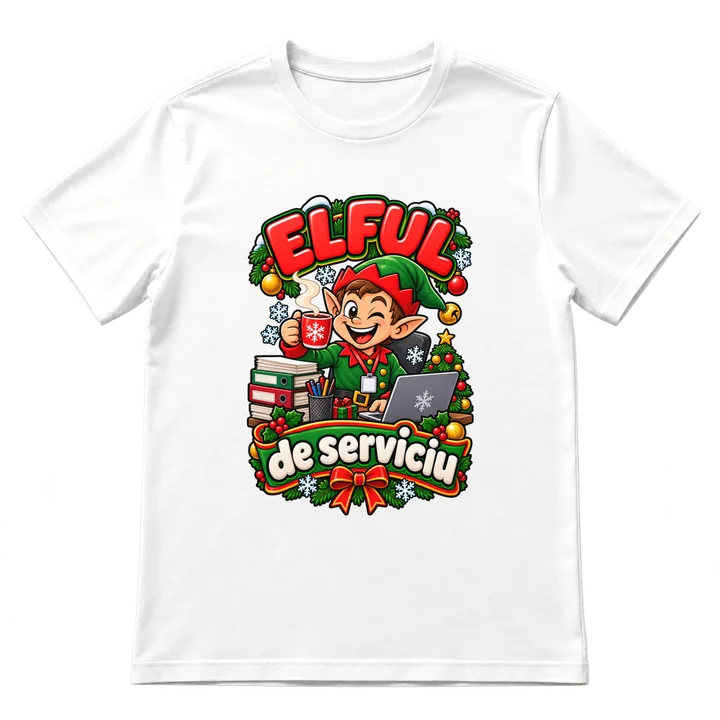 Tricou „Elful de serviciu”