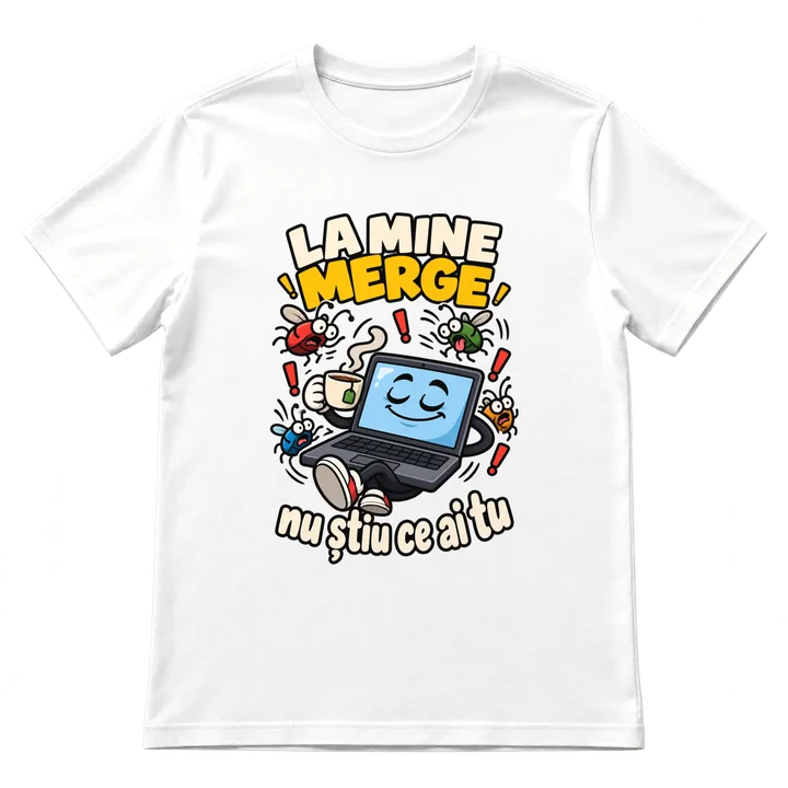 Tricou „La mine merge”