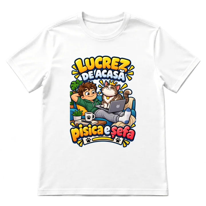 Tricou „Lucrez de acasă”