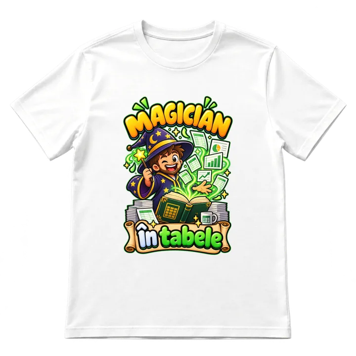 Tricou „Magician în tabele”