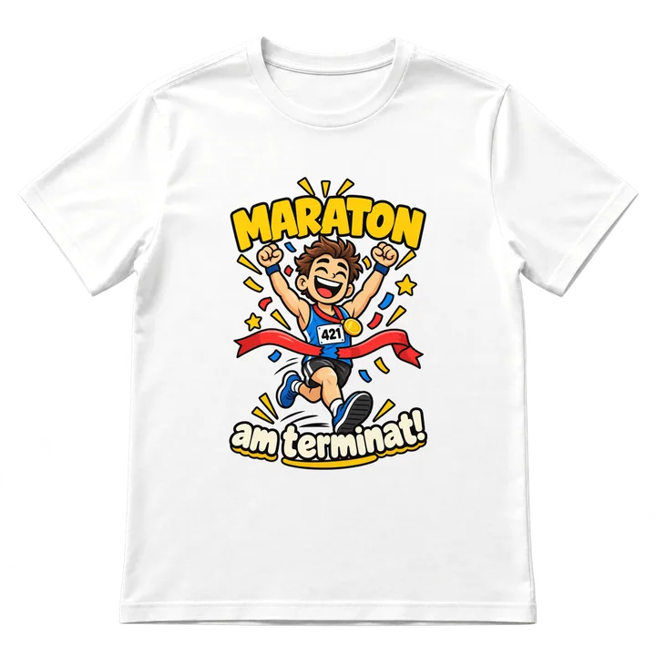 Tricou „Maraton, am terminat!”