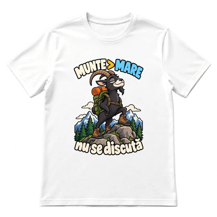 Tricou „Munte > mare”