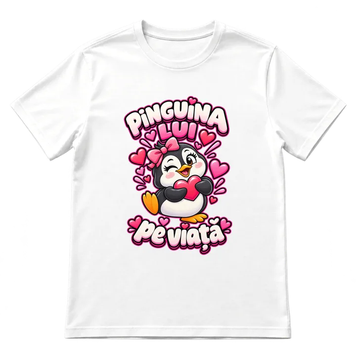 Tricou „Pinguina lui”