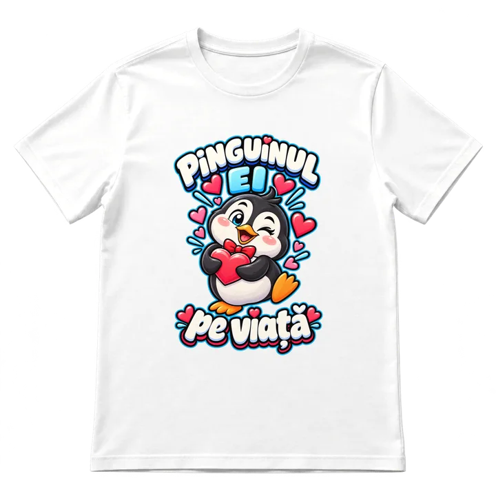 Tricou „Pinguinul ei”