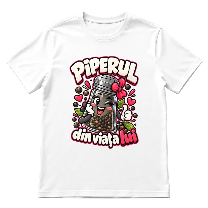 Tricou „Piperul din viața lui”