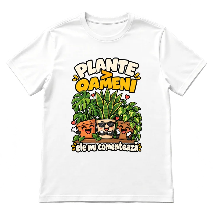 Tricou „Plante > oameni”