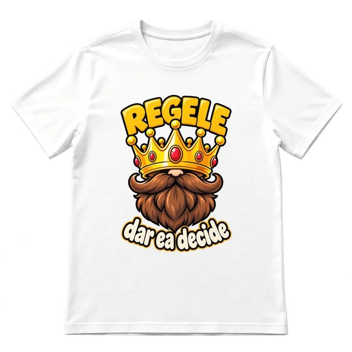 Tricou „Regele” (dar ea decide)