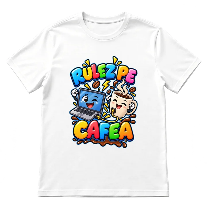 Tricou „Rulez pe cafea”