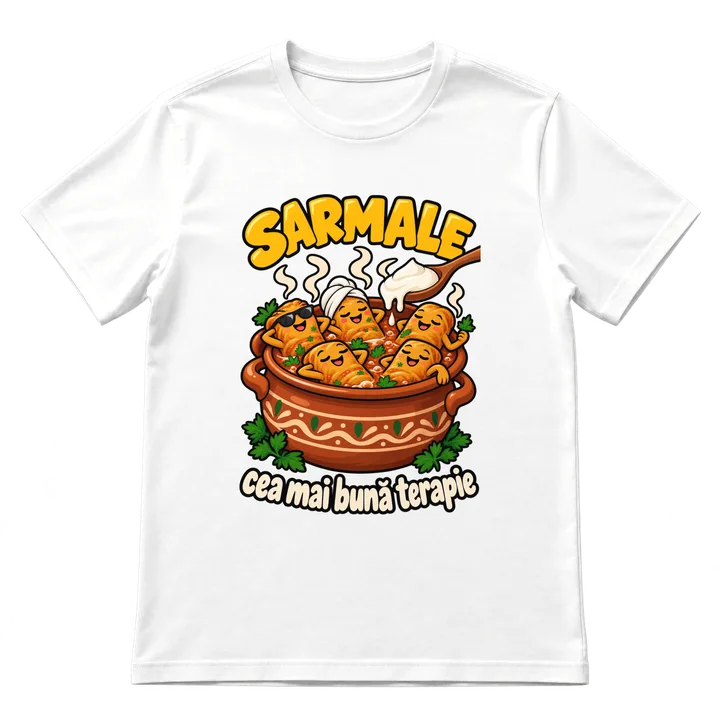 Tricou „Sarmale, cea mai bună terapie”