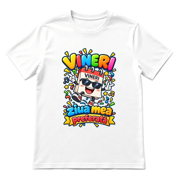 Tricou „Vineri, ziua mea preferată”