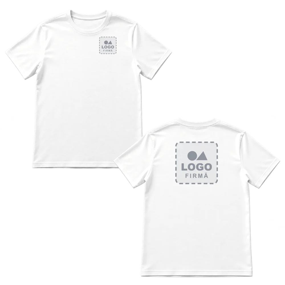 Tricou cu logo piept + spate