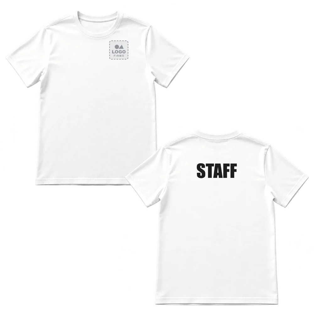 Tricou uniformă cu rol (STAFF, BARISTA…)