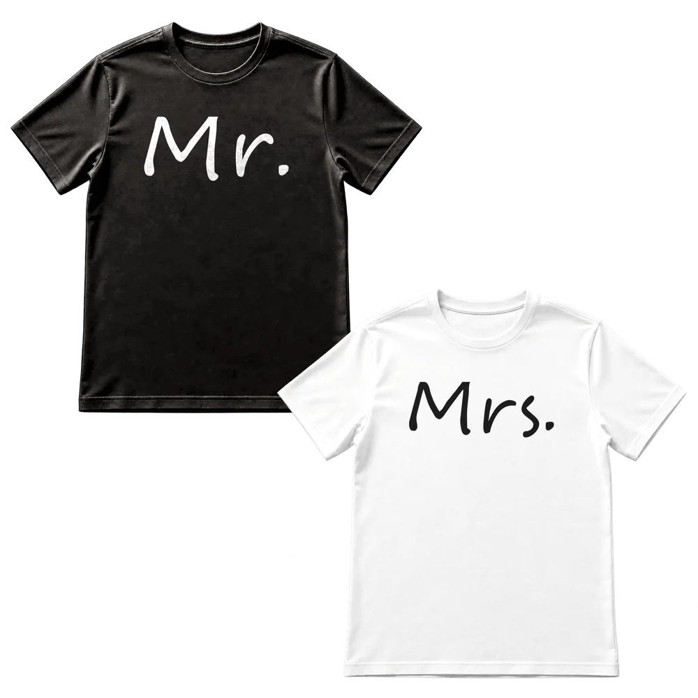 Tricou „Mr.” / „Mrs.” (bucată)