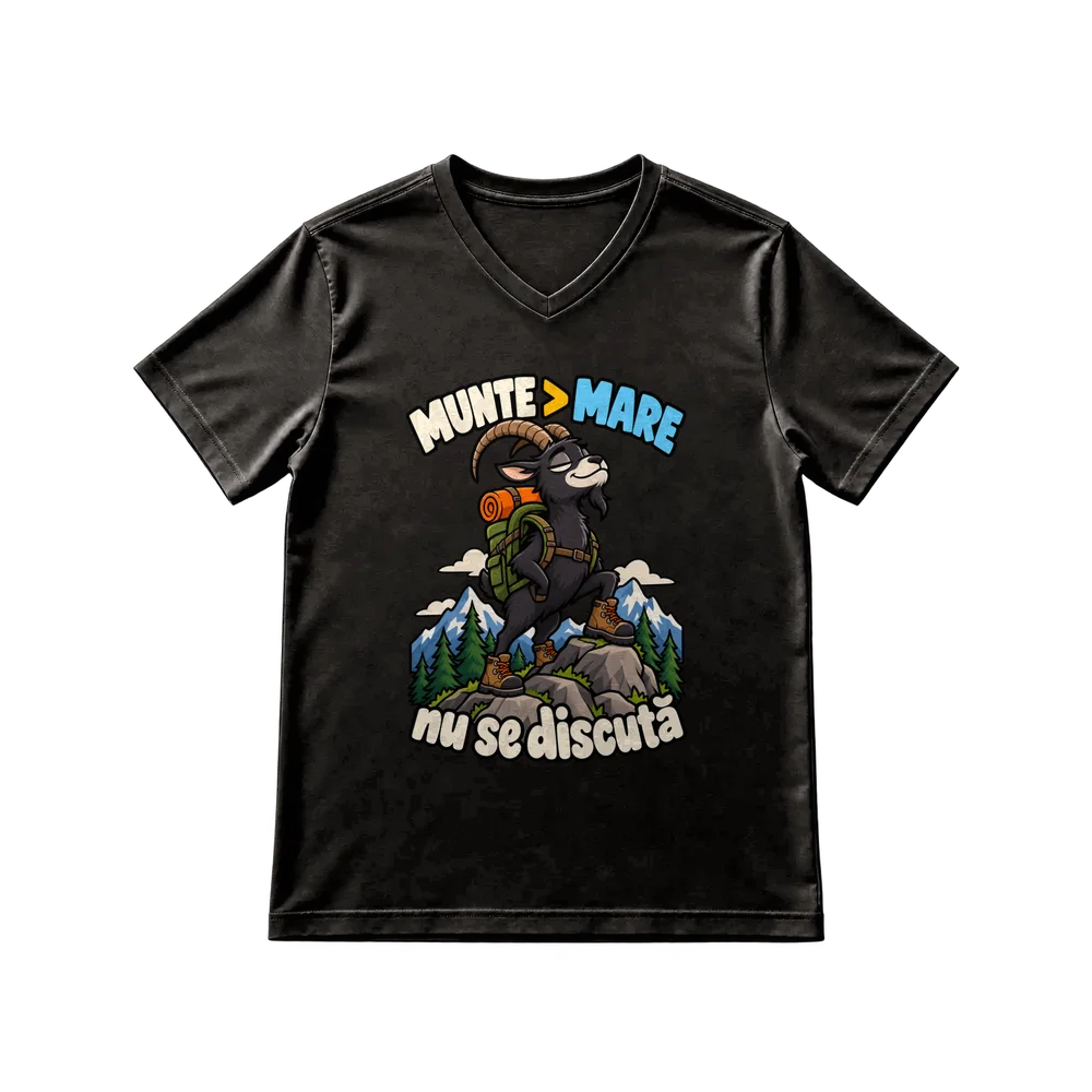 Tricou personalizat cu decolteu în V